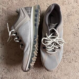 Nike Men's White and Gray Athletic Shoes